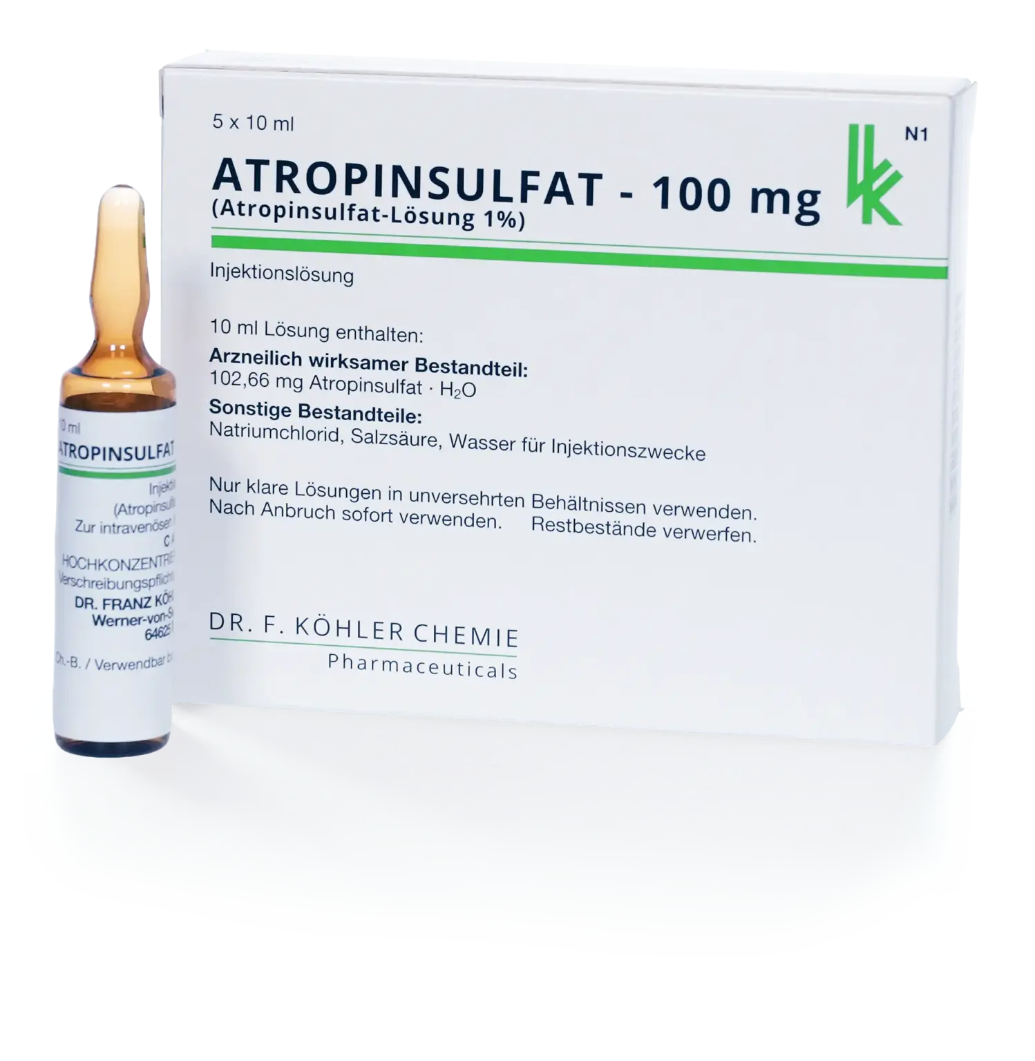 Produktdarstellung von ATROPINSULFAT